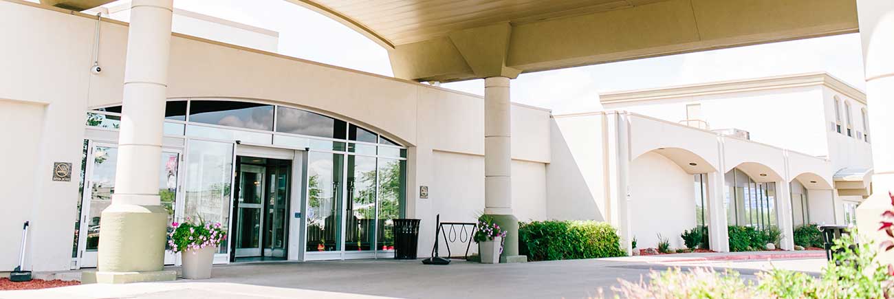 Main entrance to the Victoria Inn Hotel & Convention Centre, Winnipeg, Manitoba